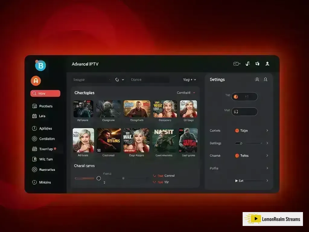 Dashboard showing LemonRealm Streams advanced features
