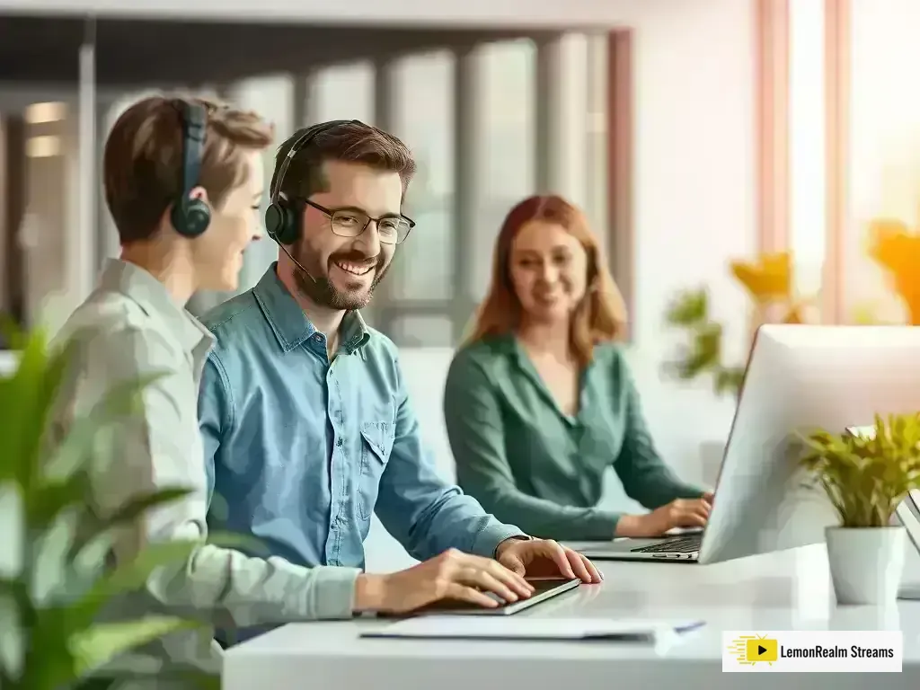 Customer support helping with payment issues