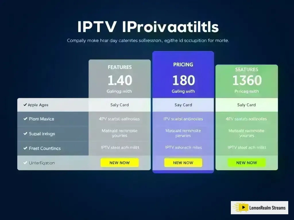 Visual comparison of LemonRealm Streams pricing tiers